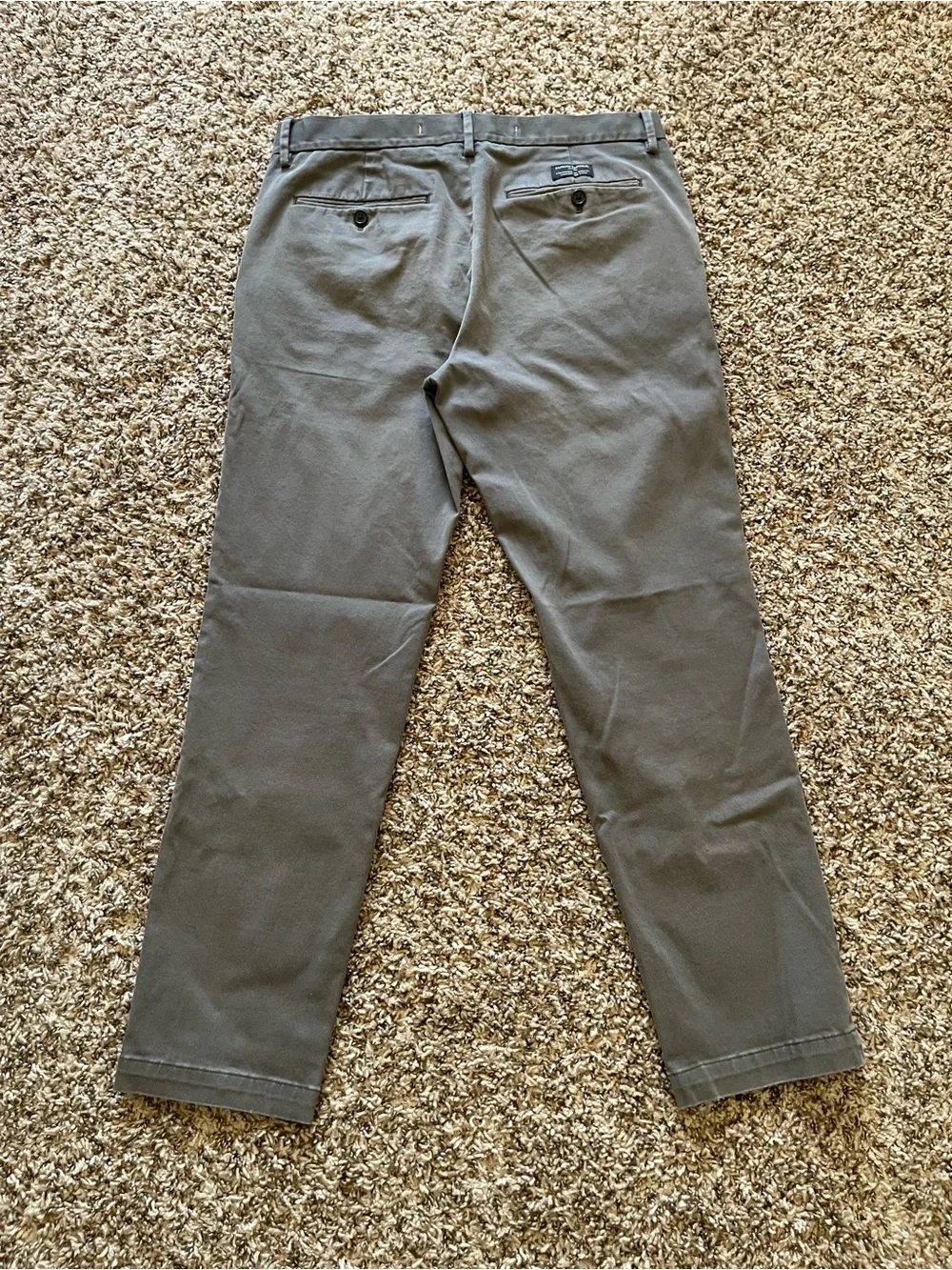 Banana Republic Men’s 32x30 Slim Rapid Movement Chino Pants Gray Stretch Work‎